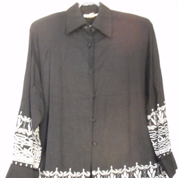 Karavan Tops - Embroidered  unlined Blazer / Jacket / Shirt